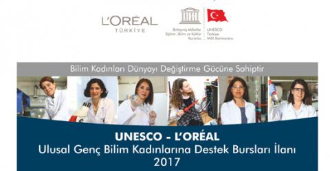 UNESCO - L’Oréal Ulusal Genç Bilim Kadınlarına Destek Bursları Ödülü