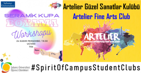 Sramik Kupa Boyama Workshopu - Artelier Güzel Sanatlar Kulübü