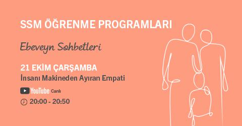 SSM ÖĞRENME PROGRAMLARI EBEVEYN SOHBETLERİ