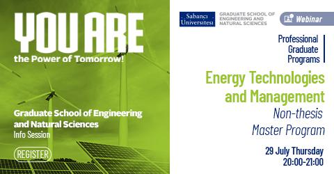 Energy Technologies and Management Program Information Session