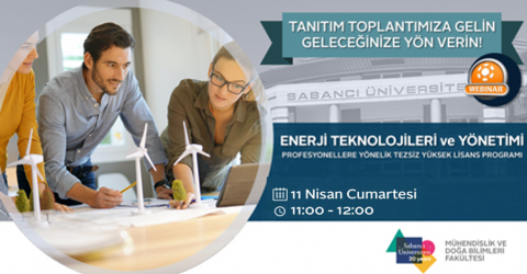 Enerji Teknolojileri ve Yönetimi Tezsiz Yüksek Lisans Progr. Tanıtımı