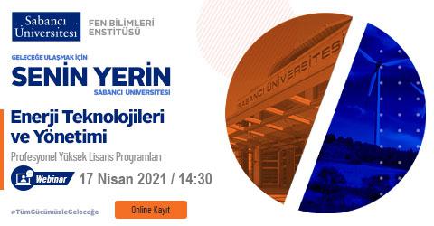 Enerji Teknolojileri ve Yönetimi Programı Tanıtım Toplantısı