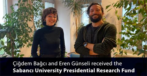 SU Presidential Research Fund to Çiğdem Bağcı and Eren Günseli