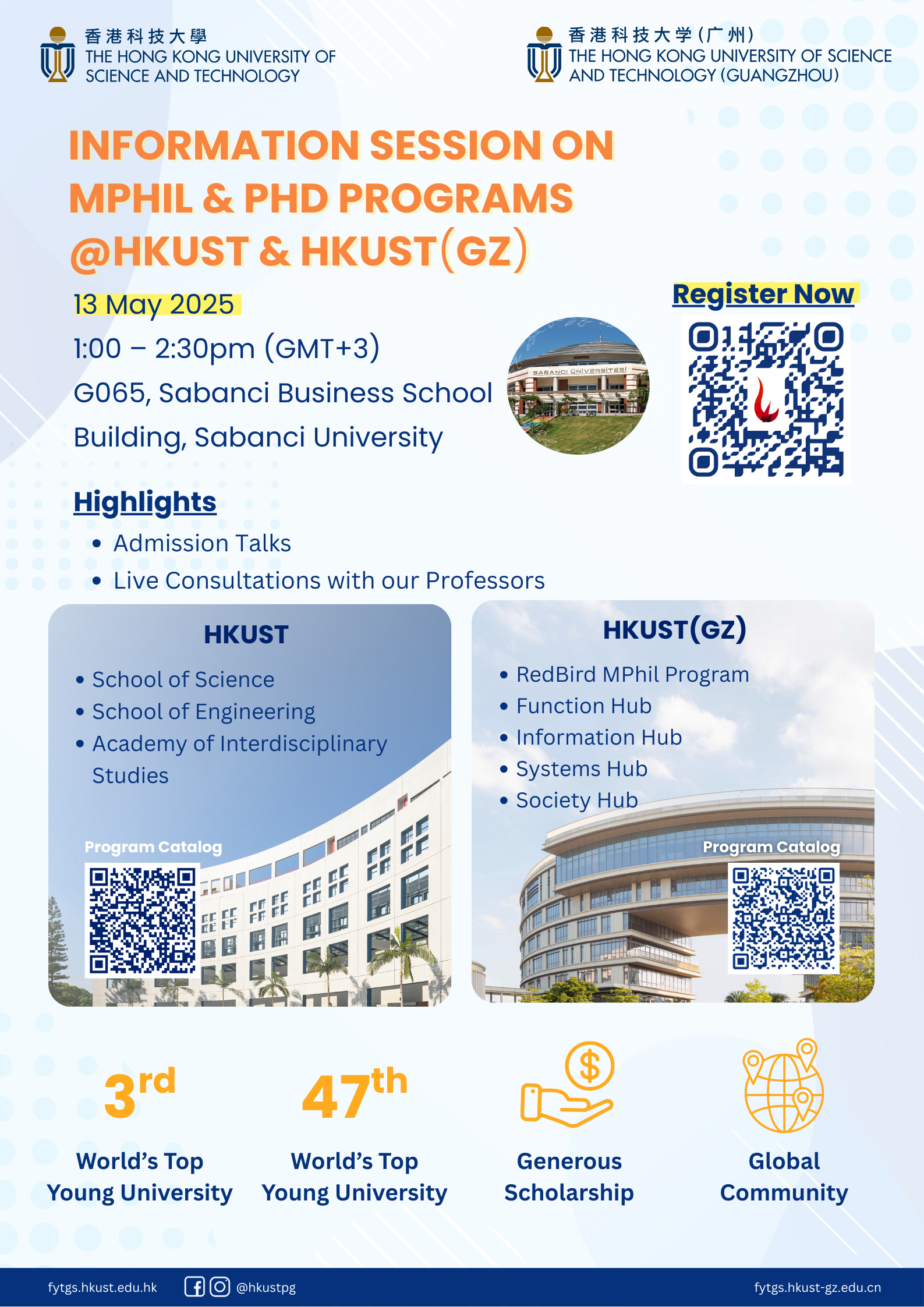 graduate programs at Hong Kong